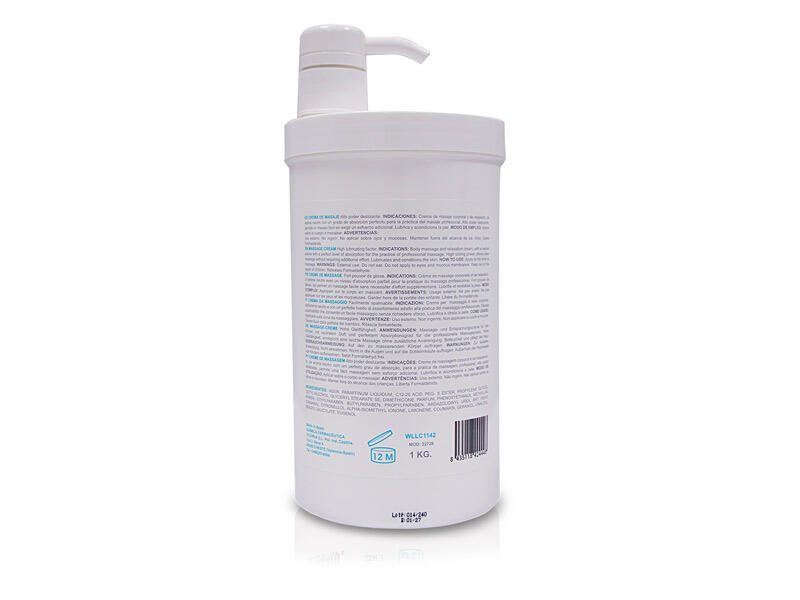 Crema de masaje WELLCORE 1Kg 5/5