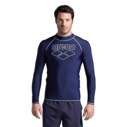 Langarm-Bade-T-Shirt mit Grafik Arena Rash