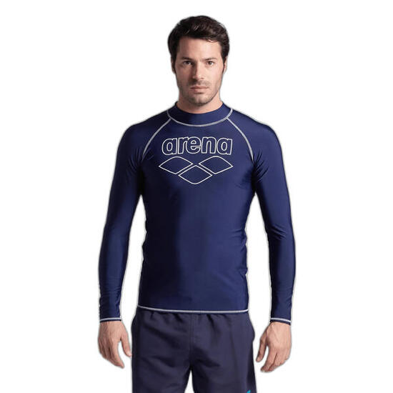 Langarm-Bade-T-Shirt mit Grafik Arena Rash