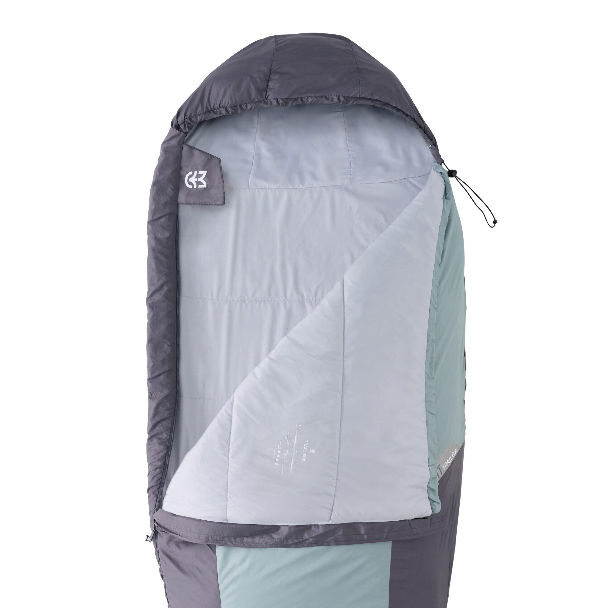 Saco-cama adulto leve compacto Trail 600 3/5