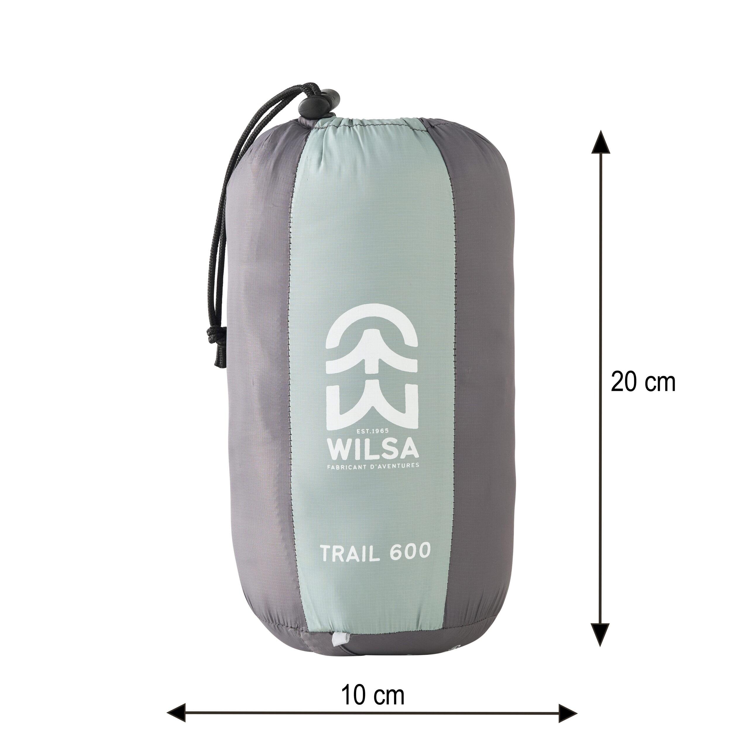 Saco-cama adulto leve compacto Trail 600 4/5