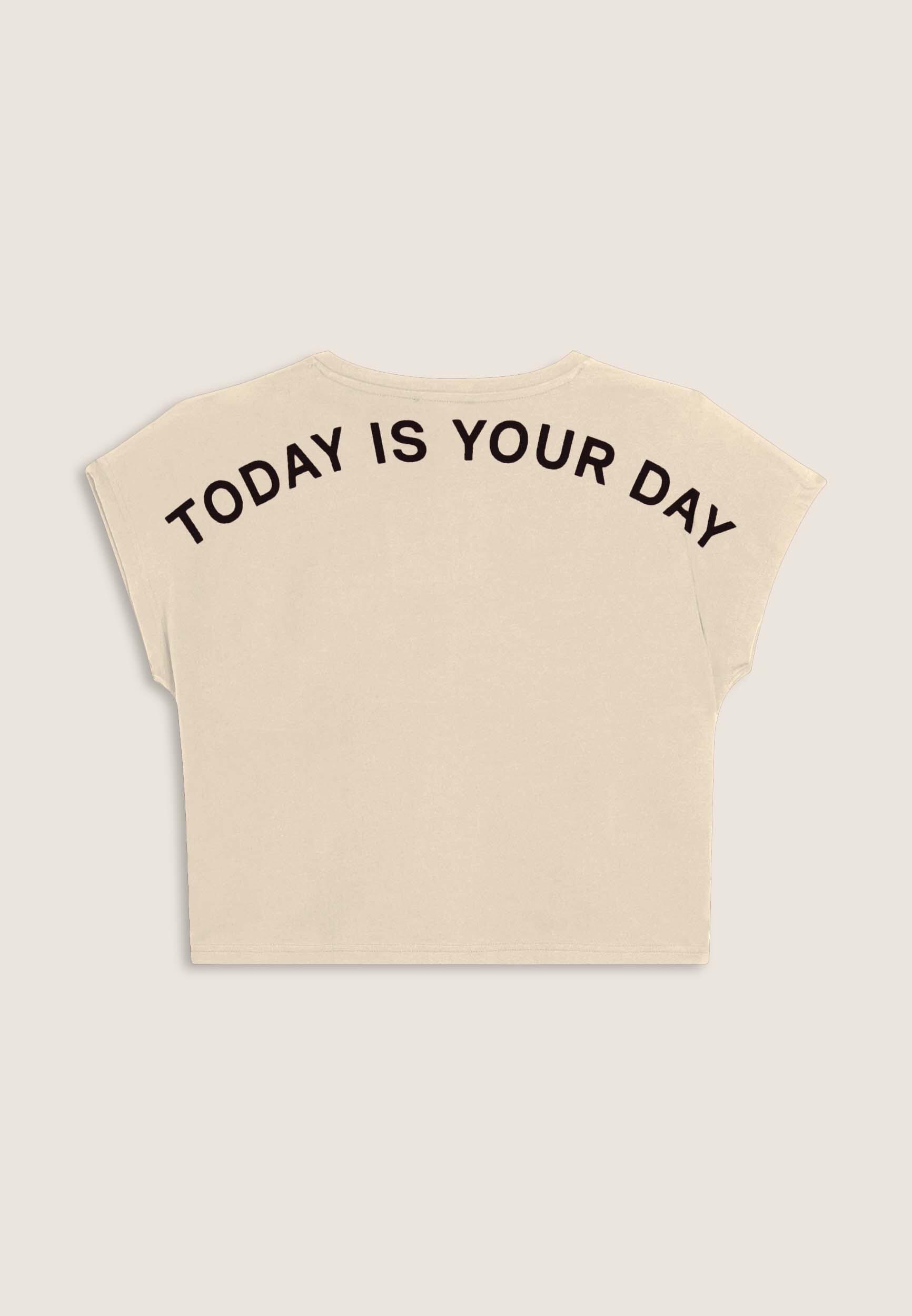 T-shirt pour femmes avec imprimé sur l’épaule 2/3