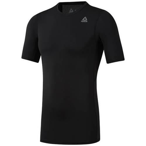 Reebok - T-shirt Formation Hommes Reebok Wor Logo Compression - Sous Maillot Manche Courte - Noir - Decathlon