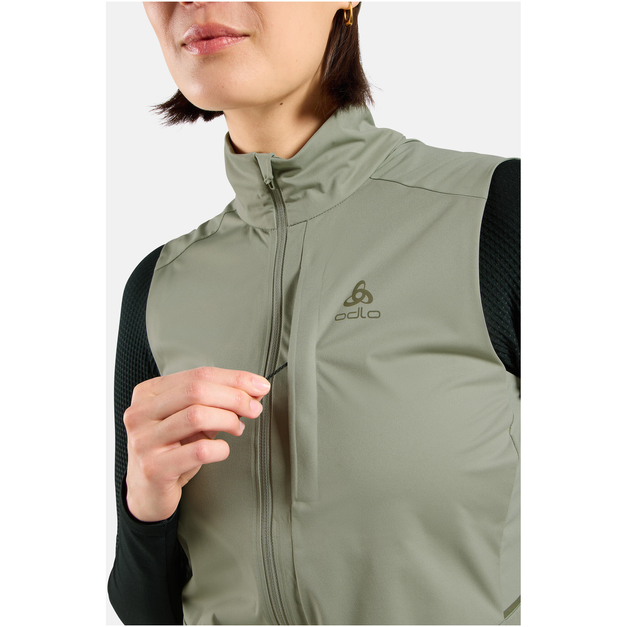 Kamizelka przeciwwiatrowa Odlo Vest ZEROWEIGHT WARM 6/7