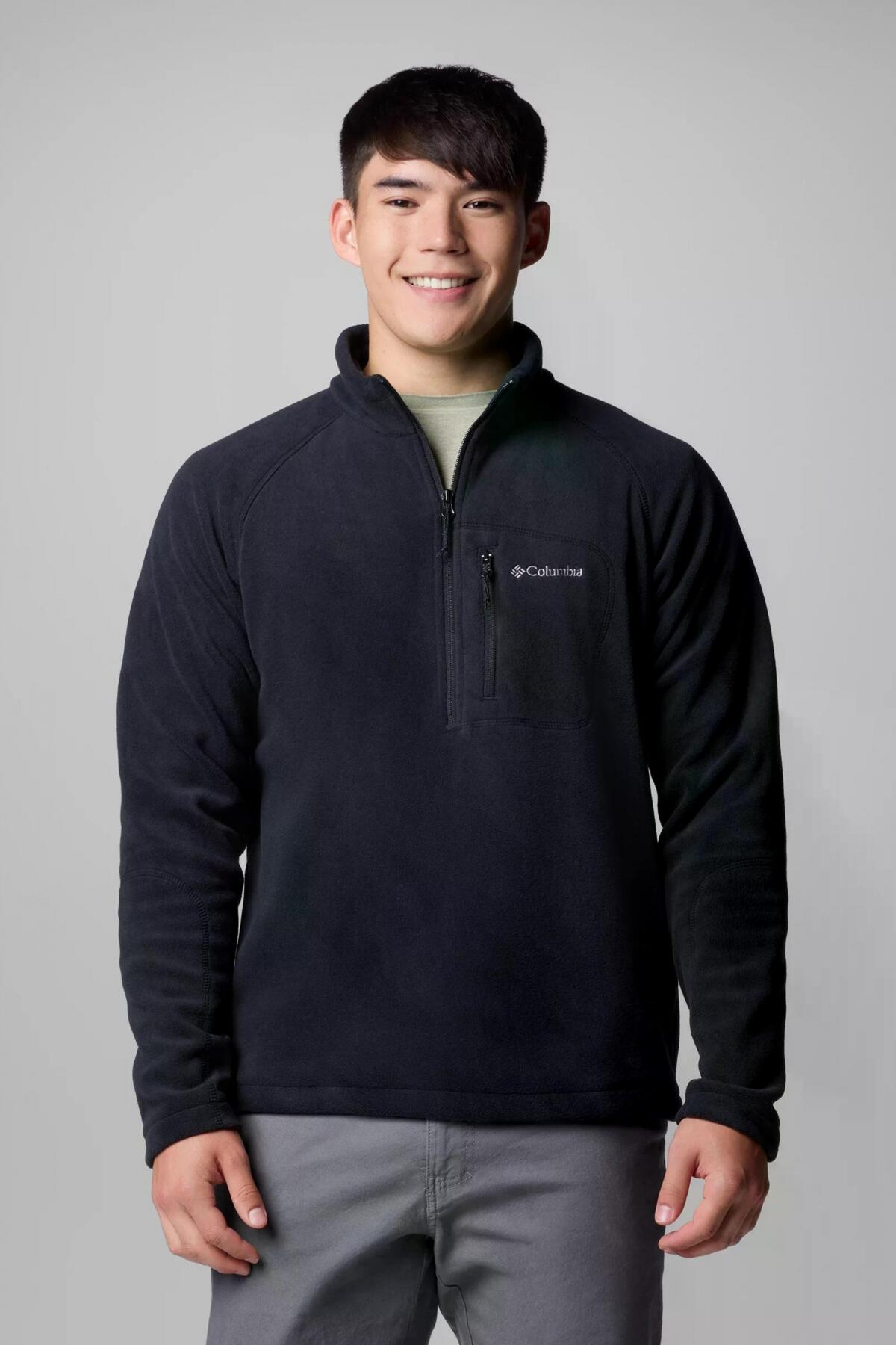 Columbia Fast Trek III Half Zip Fleece Sweater schwarz 1553511 013 5/6
