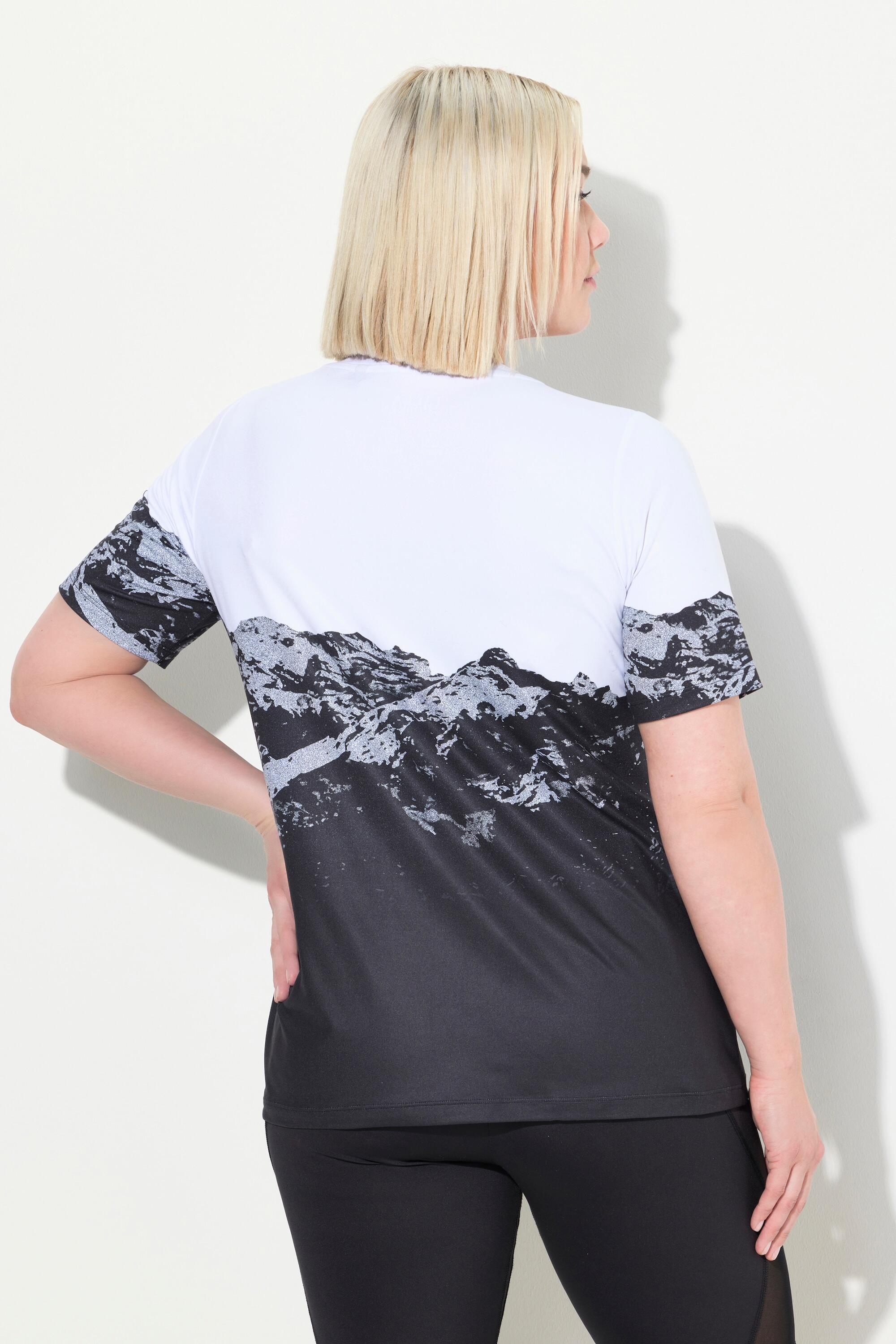 Femme T-shirt technique à col rond et manches courtes. Matière 2/7