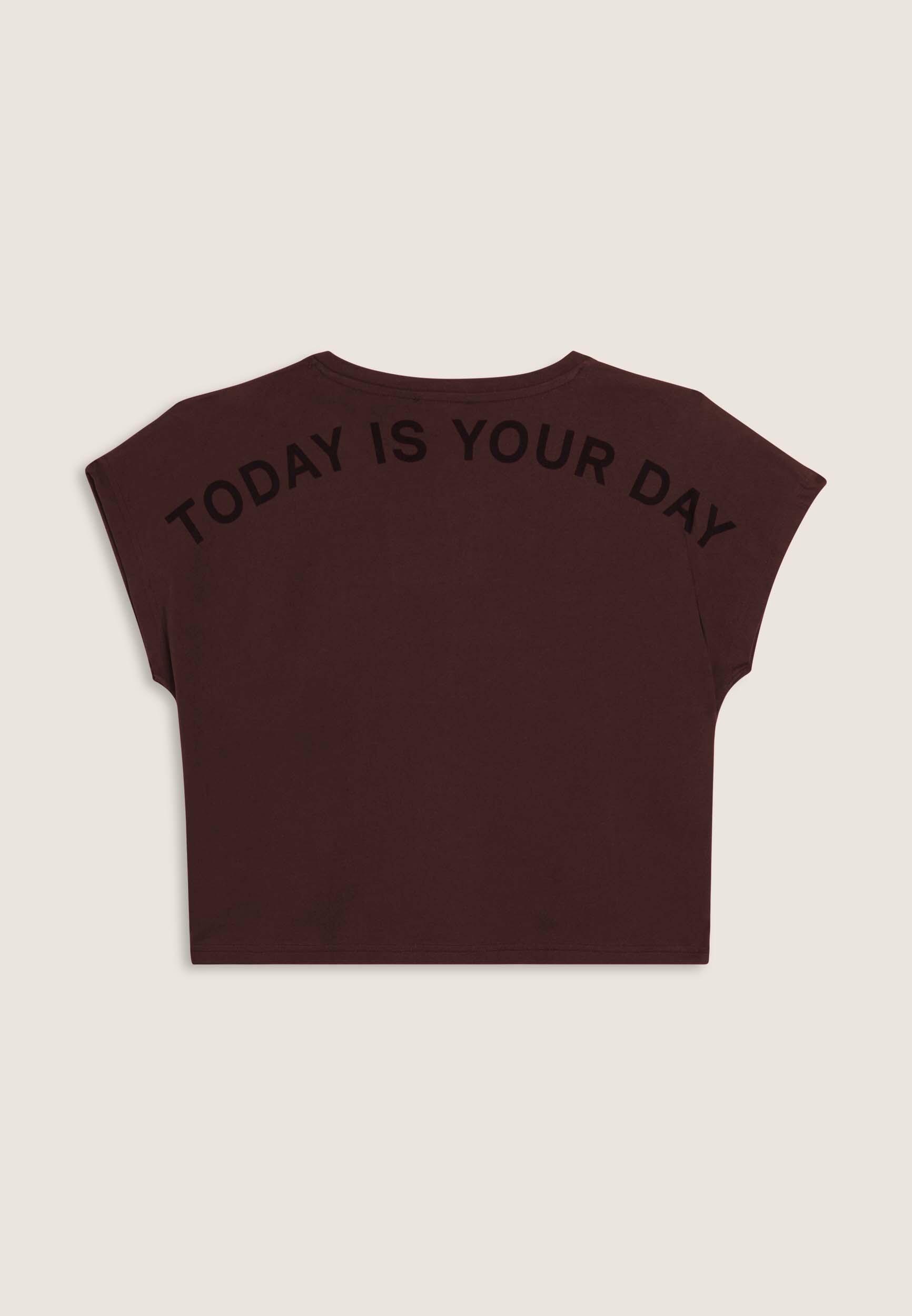 T-shirt pour femmes avec imprimé sur l’épaule 2/3
