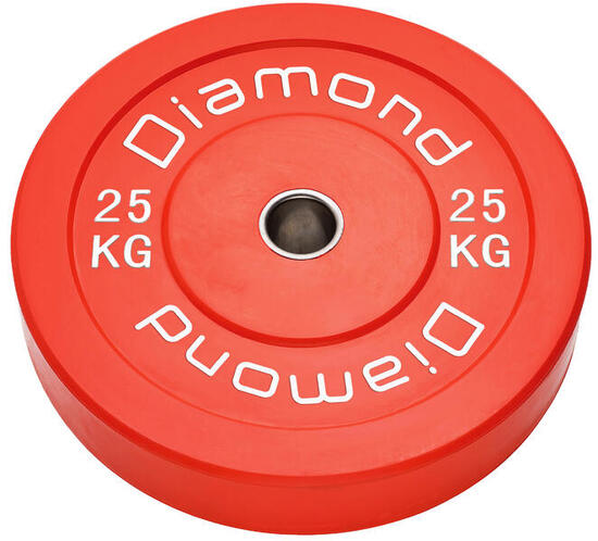 Disco bumper Sfida Pro gomma piena foro Ø50 mm training Diamond