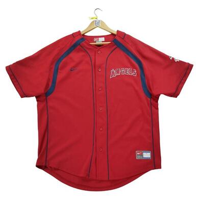 Tweedehands - heren mlb los angeles angels shirt - goede staat
