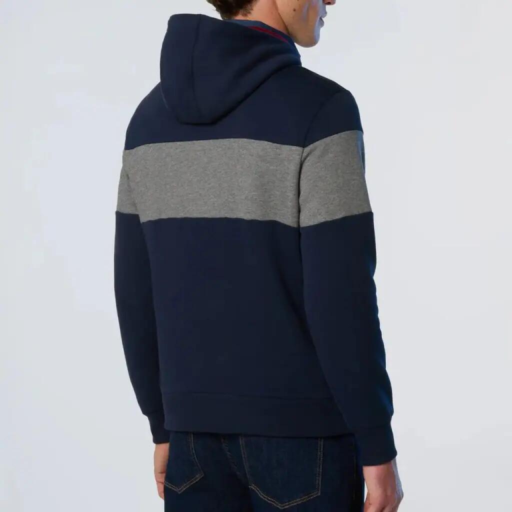 Bluza polarowa NORTH SAILS HOODED SWEATER Niebieski 3/5