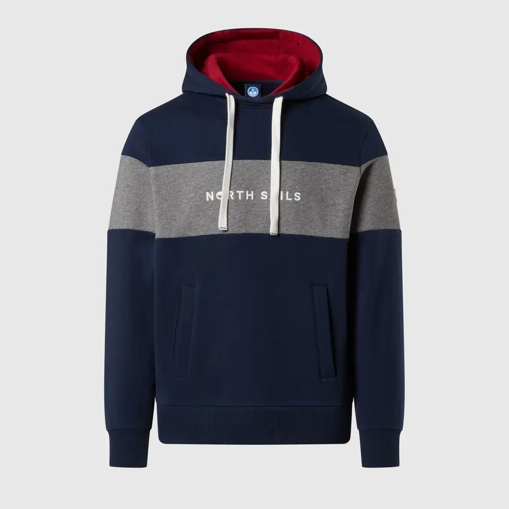 Bluza polarowa NORTH SAILS HOODED SWEATER Niebieski 2/5