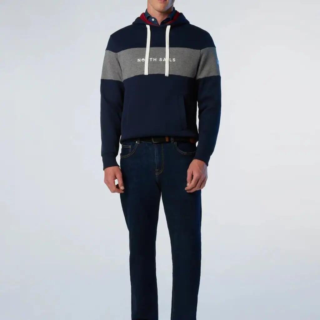 Bluza polarowa NORTH SAILS HOODED SWEATER Niebieski 4/5