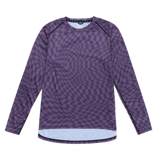 Jersey manches longues Femme TROY LEE Lilium Twisted Deep Purple 1/4