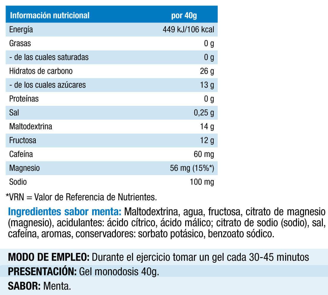 Energy up caffeine 1:0,8 series - 40g Hortelã da Victory Endurance 2/3