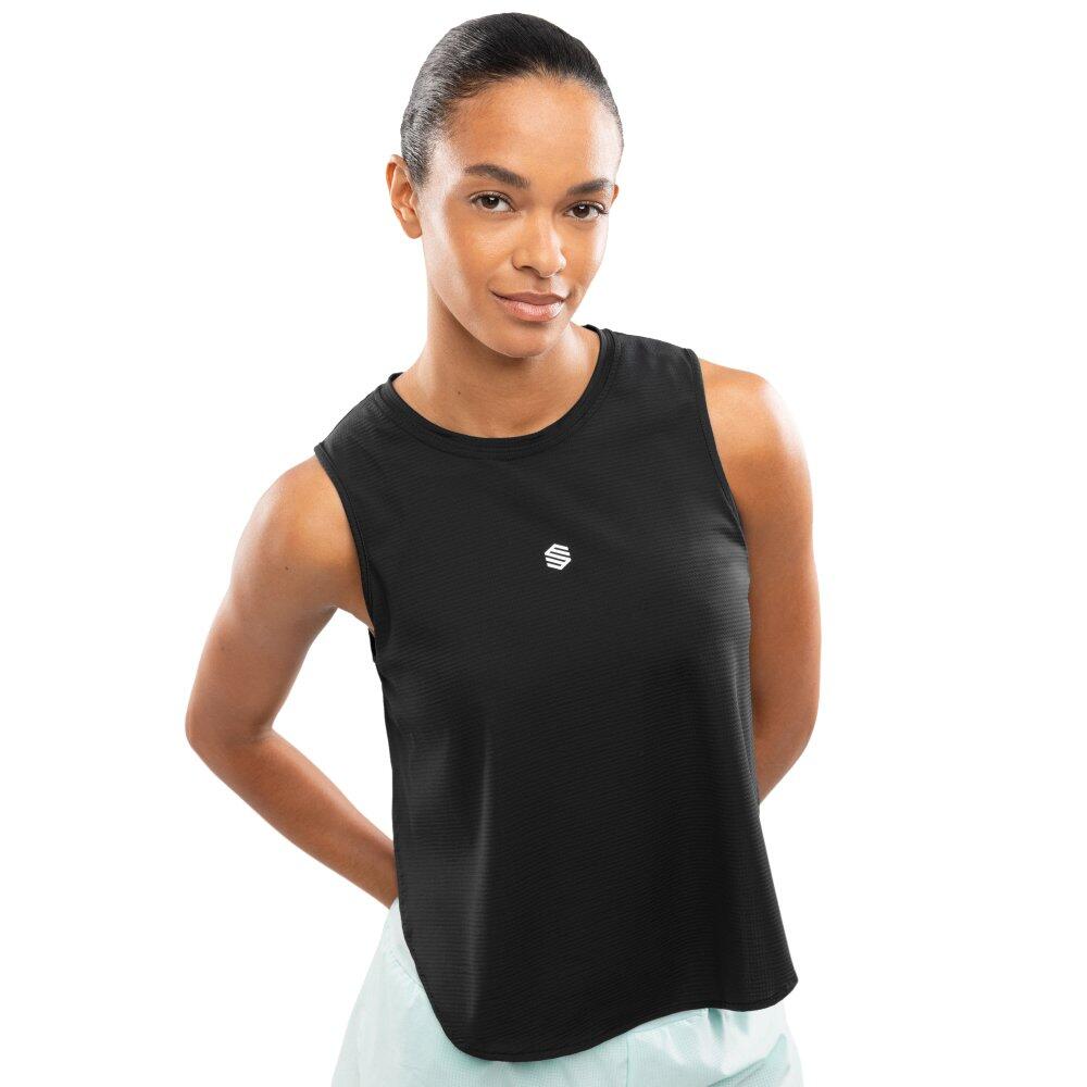SIROKO Women Fitness 's running singlet Seine Black Black