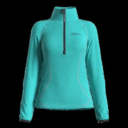 Great Escapes ADAMELLO polaire légère femme à demi-zip ceramic-XL