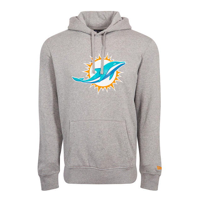 New Era - Sweatshirt À Capuche Miami Dolphins Nfl - Sweat-shirt - Blanc|gris - Decathlon