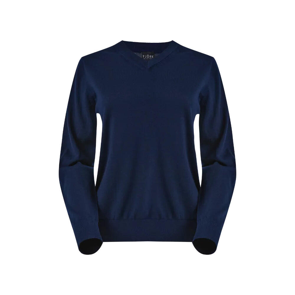 Maglione da donna con scollo a V – Leggero ed elegante in lana merino 7/7