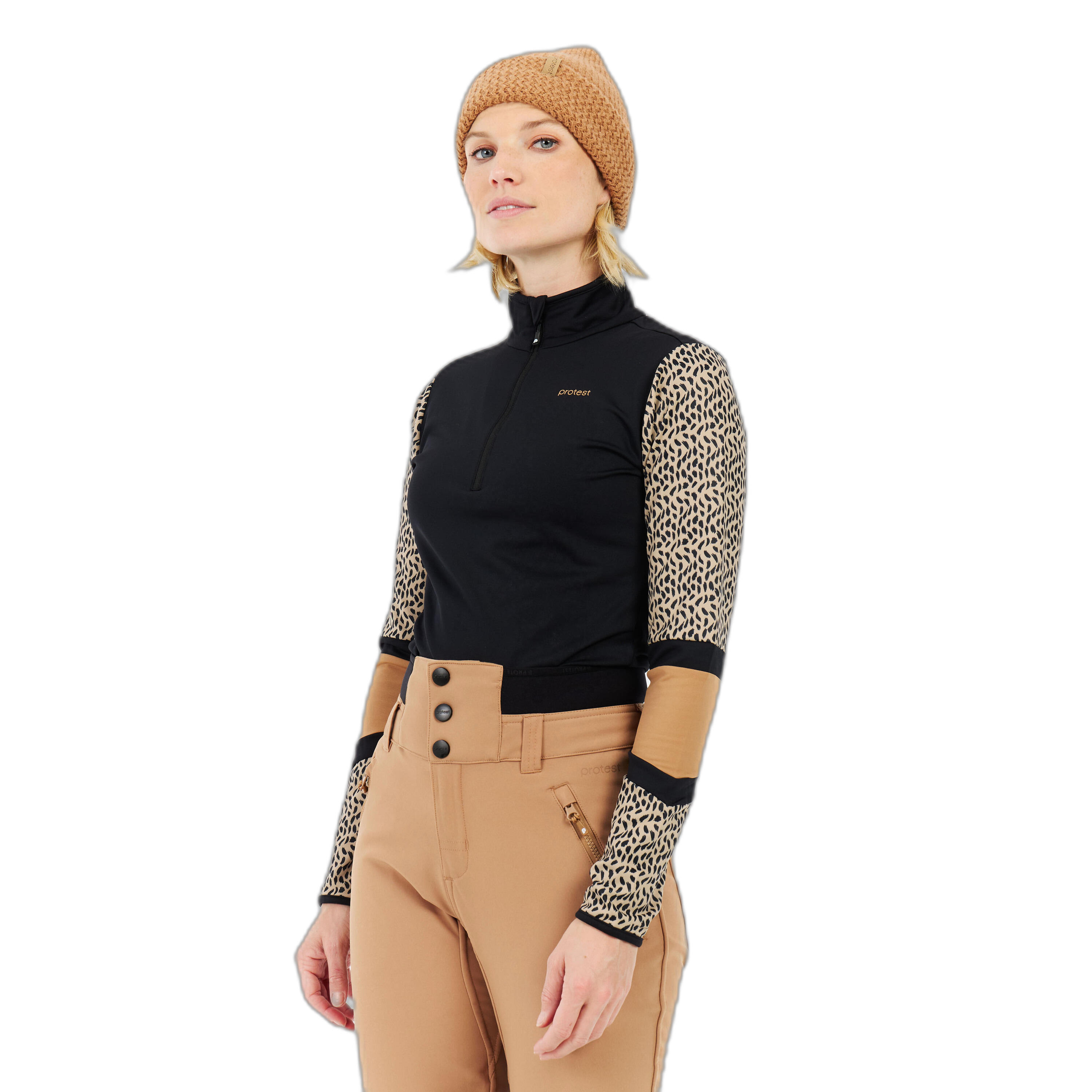 Damski polar 1/4 zip Protest Nynke