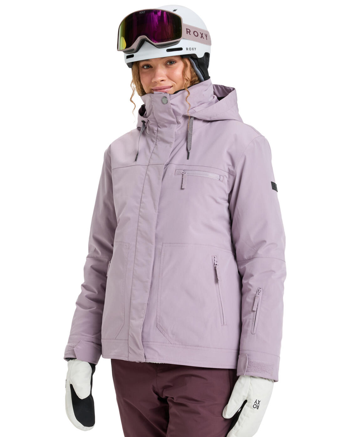 Veste de snow technique BRYLEE Violet Femme 3/4