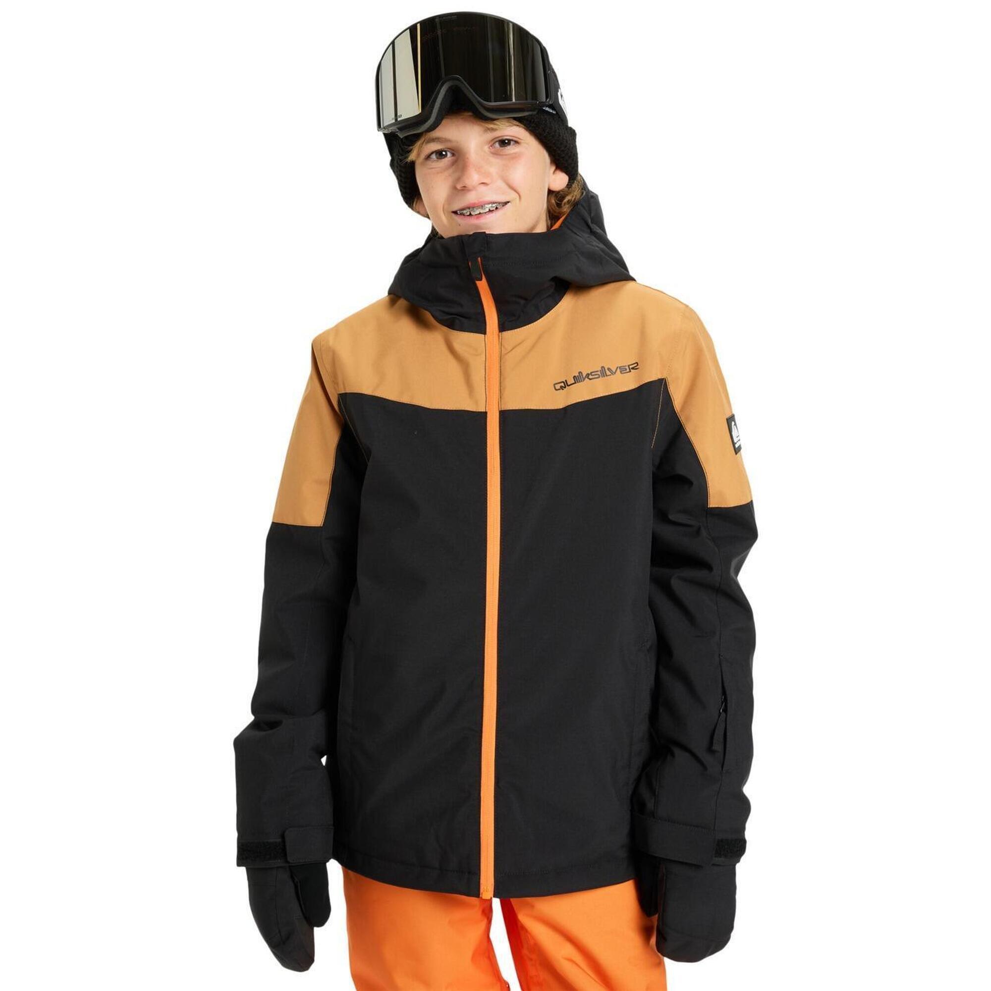 Quiksilver - Veste De Snow Technique Titano Noir Garçon - Doudoune Synthétique - Noir - Decathlon