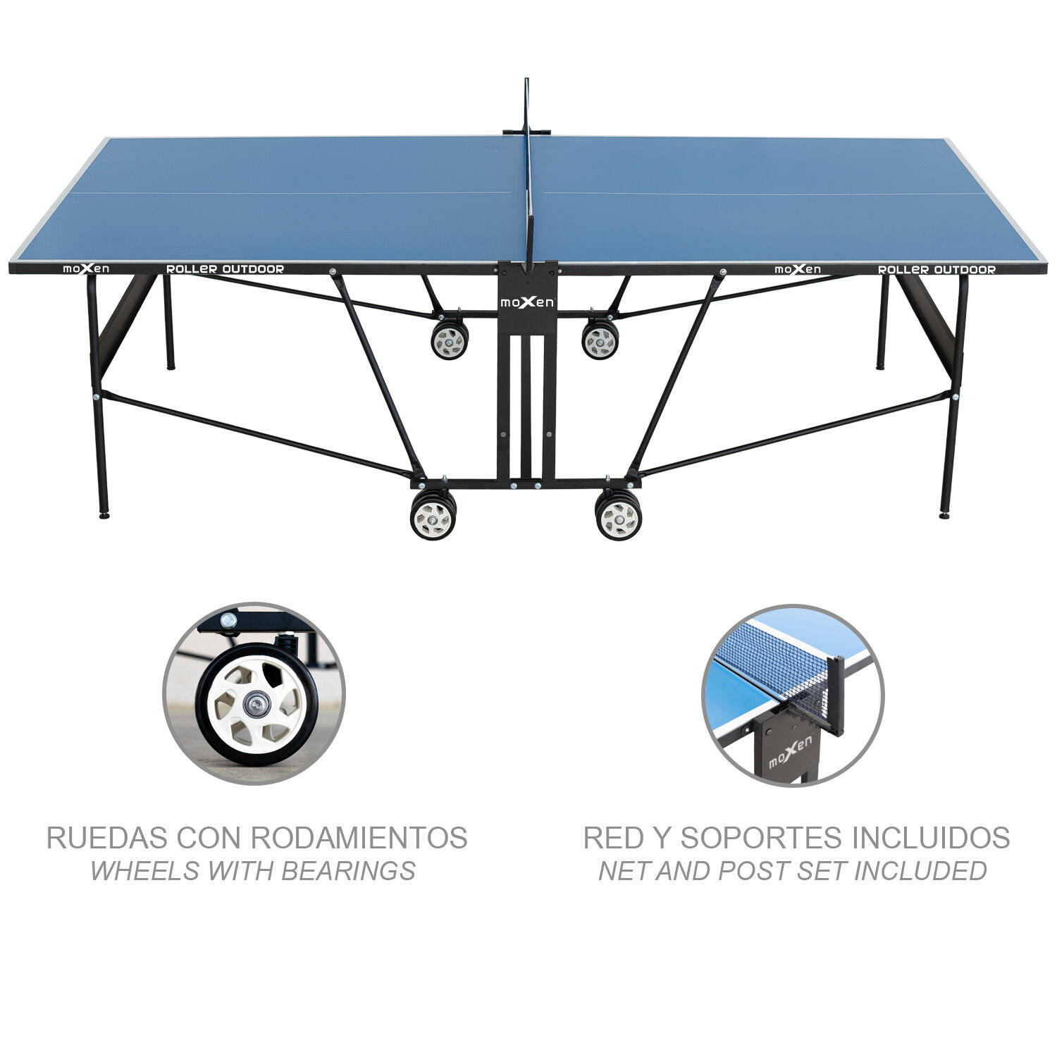 Mesa Ping Pong Moxen Roller de Exterior 4/5