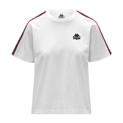 T shirt maglietta da donna in cotone bianco da streetwear sportivo