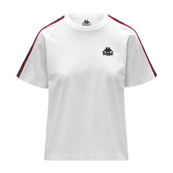 T shirt maglietta da donna in cotone bianco da streetwear sportivo