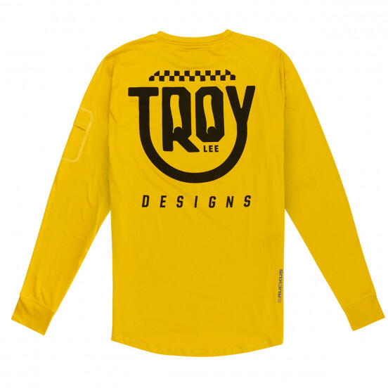 T-Shirt tech manches longues Enfant TROY LEE Ruckus  Eyez Safron 2/6