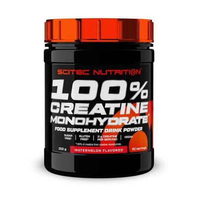 100% creatine monohydraat - 300g blauwe druif scitec nutrition