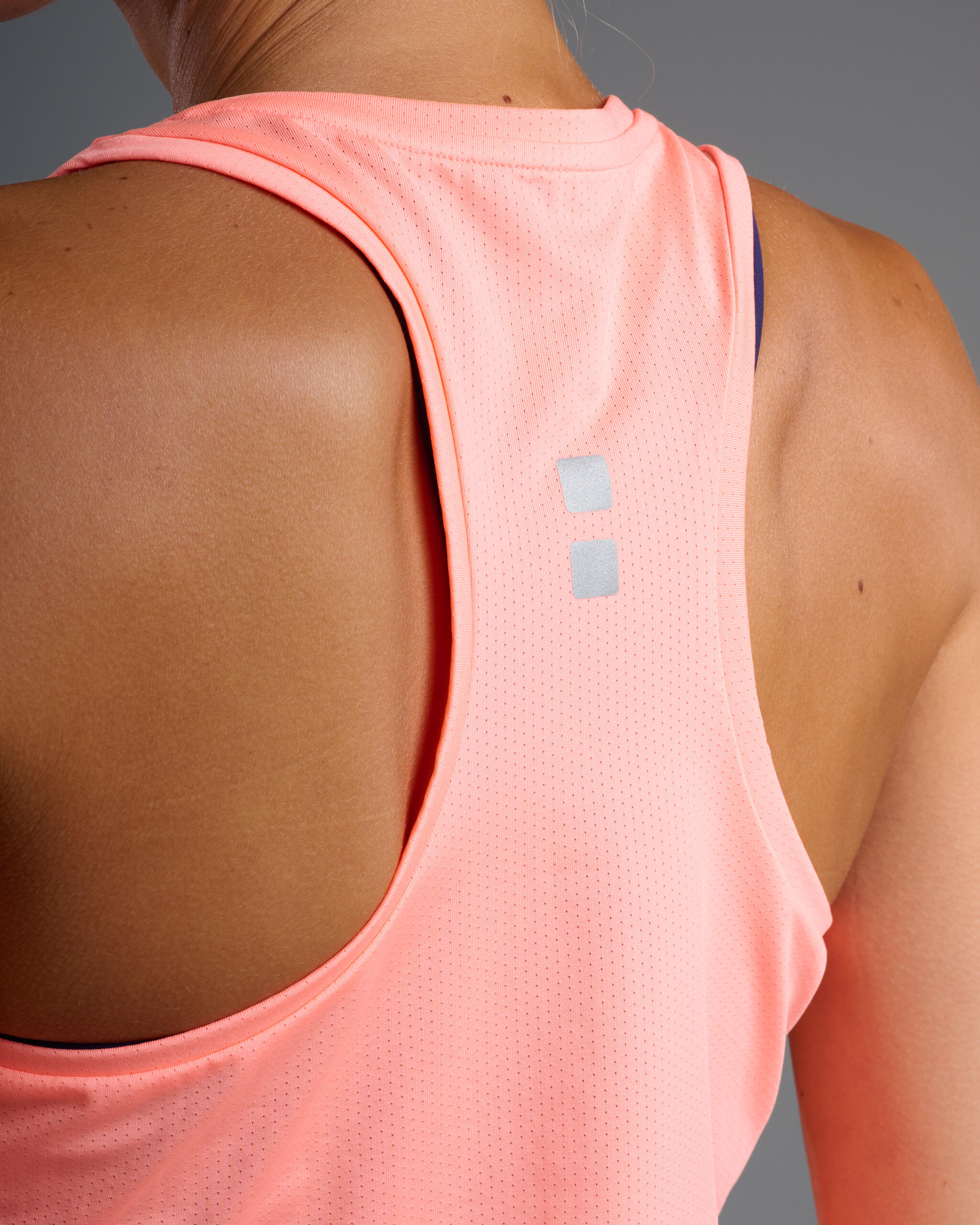Camiseta Ace Sin Mangas Mujer Tenis/Padel Coral 4/5