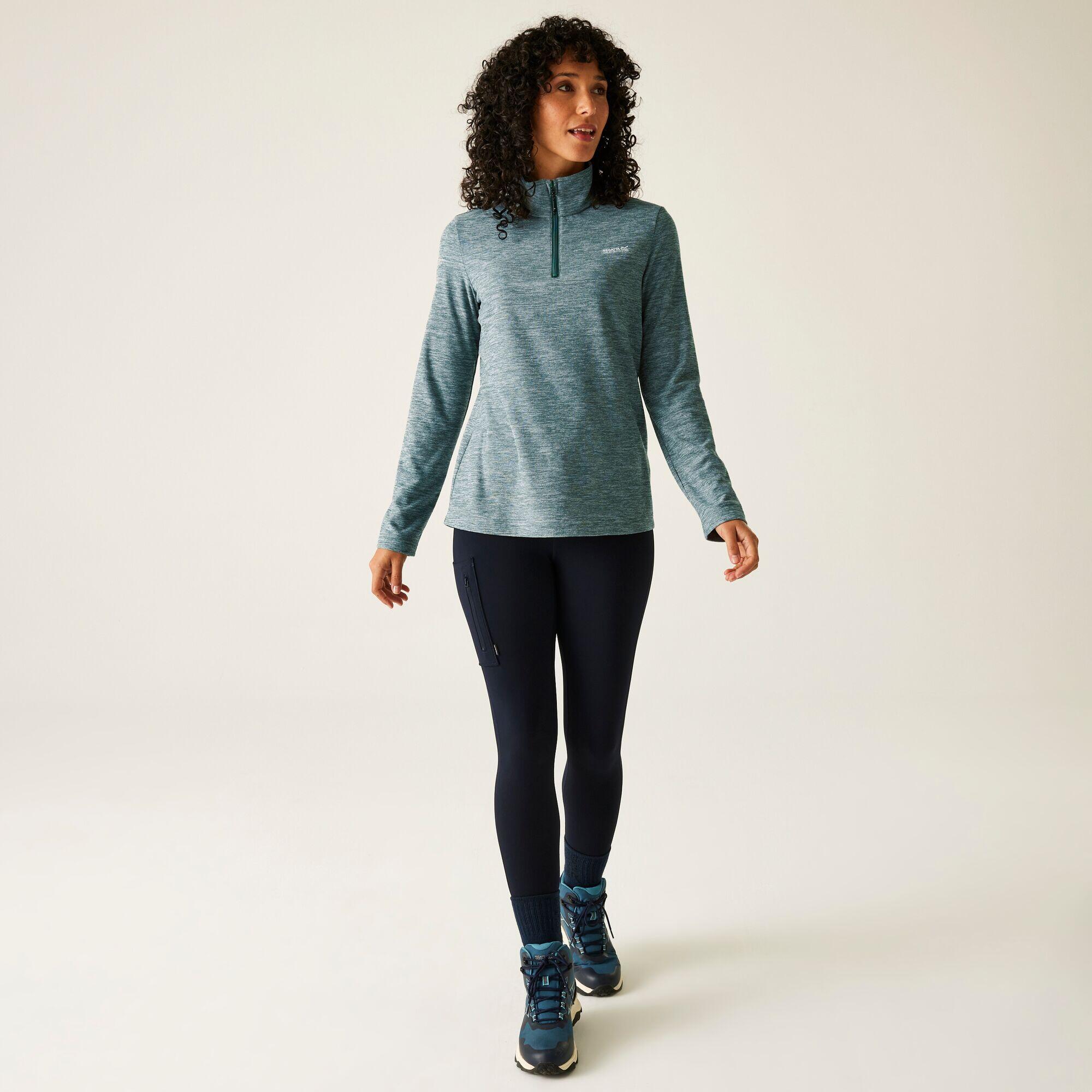 Damen Sweethart Marl Half Zip Fleece 3/7