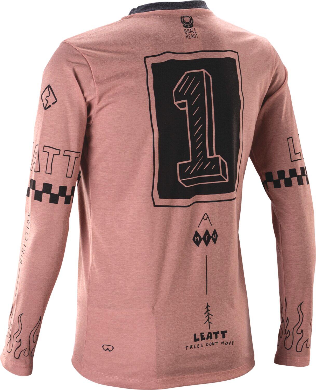 Maillot Manches Longues Leatt Gravity 3.0 Rose Femme 2/7