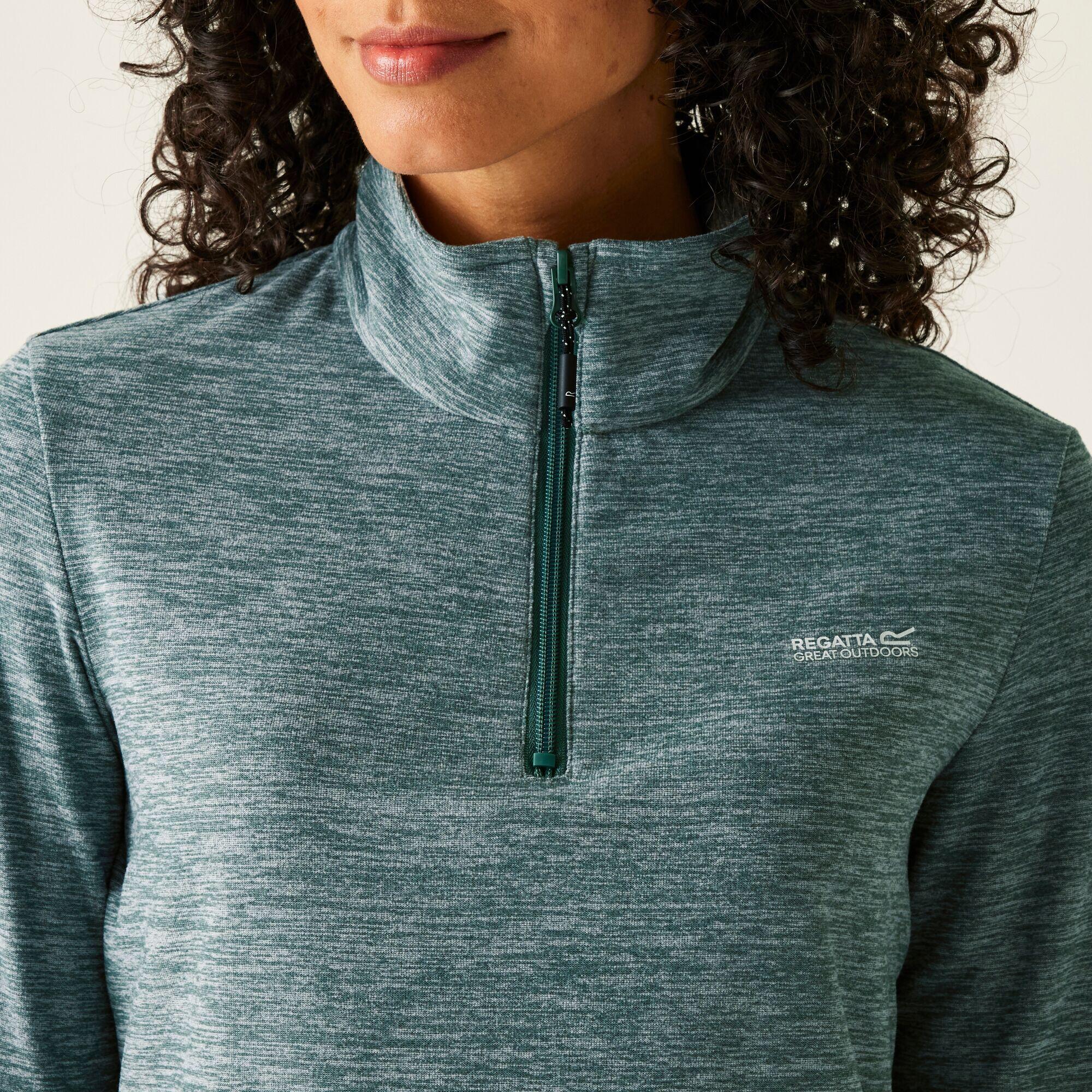 Damen Sweethart Marl Half Zip Fleece 4/7