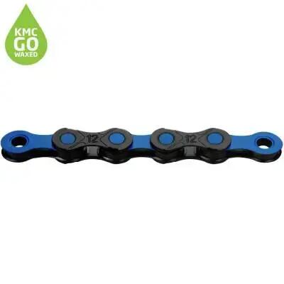 KMC X12 DLC Pre-waxed Chain 126L Blue 12 Speed