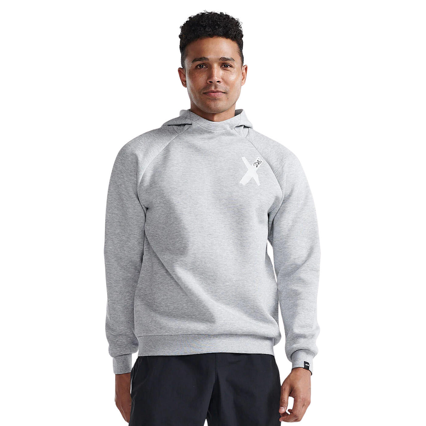 2xu - Sweatshirt À Capuche 2xu Motion - Sweat-shirt - Gris|noir - Decathlon
