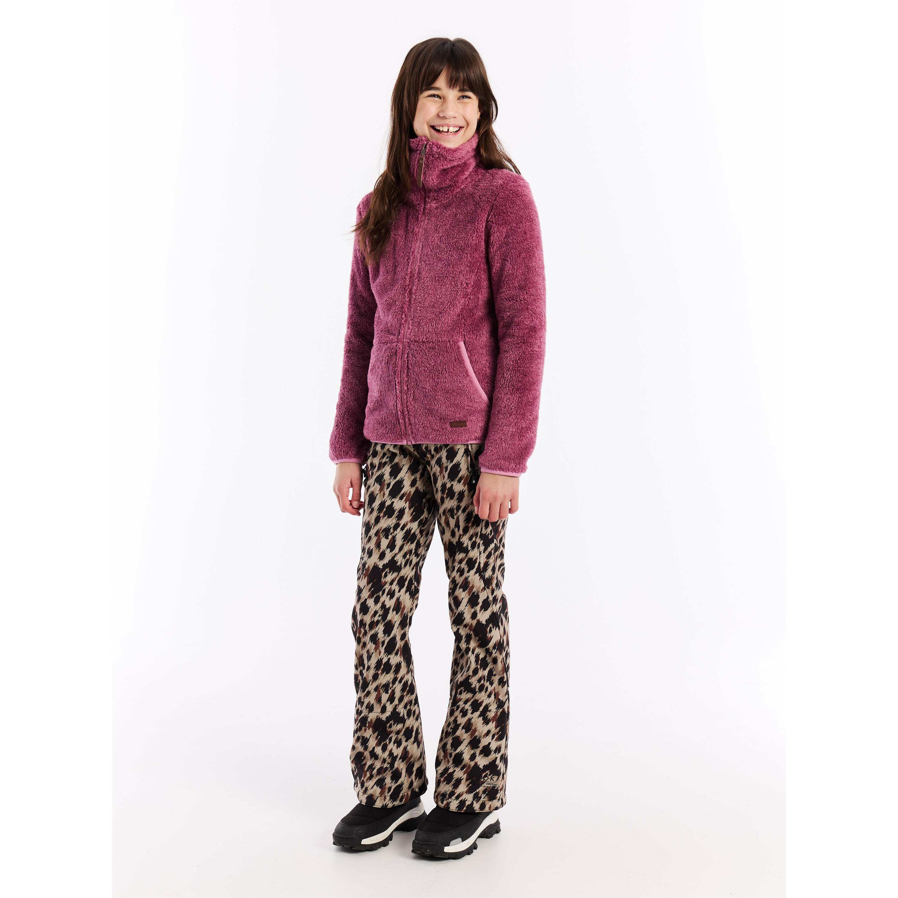Pile full-zip da bambina Protest Riri 3/7