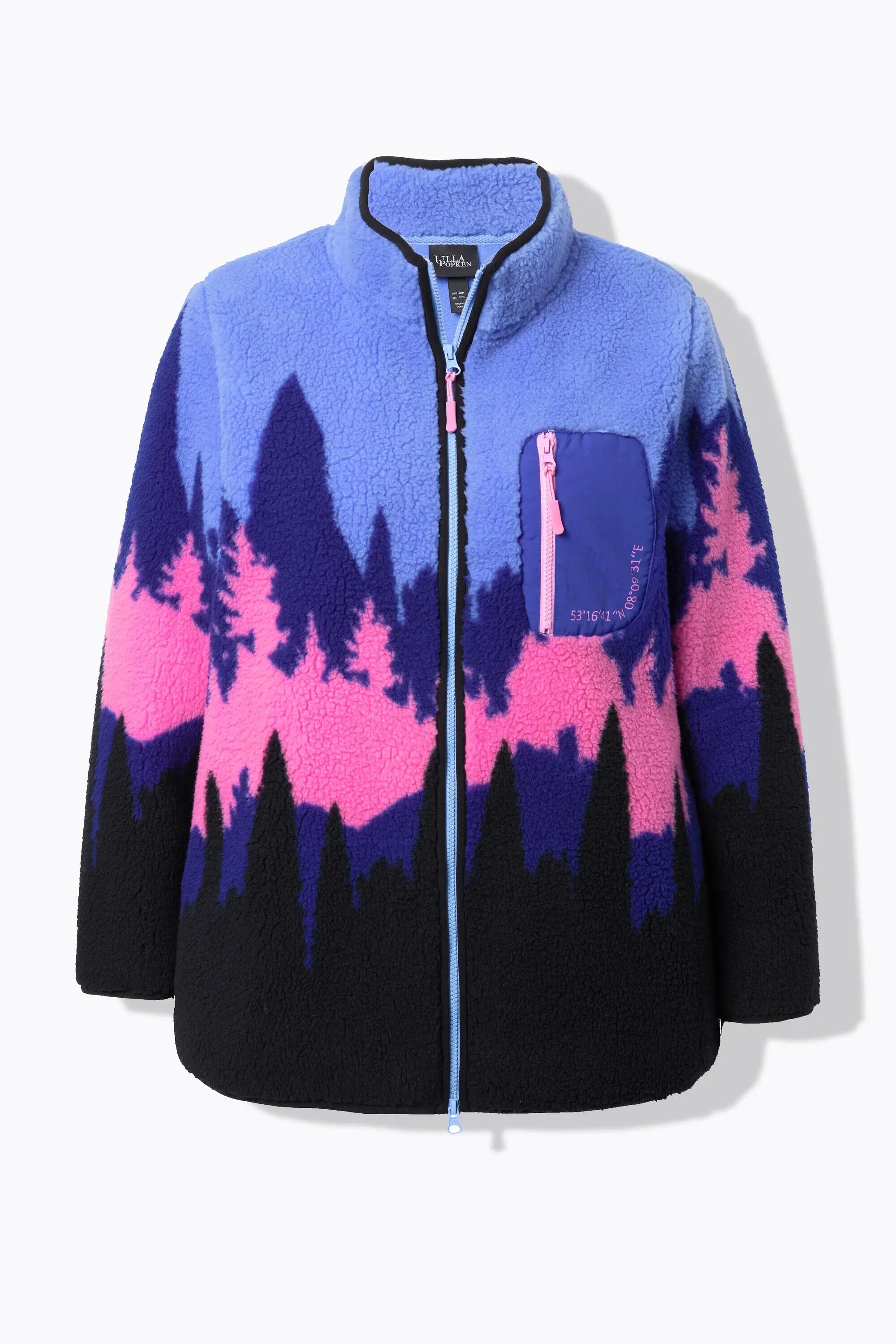 Femme Veste en polaire motif montagne 11/11