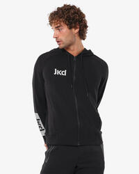 Sweat-shirt royal pour homme et femme en matière synthétique pour le fitness