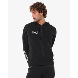 Sweat-shirt royal pour homme et femme en matière synthétique pour le fitness