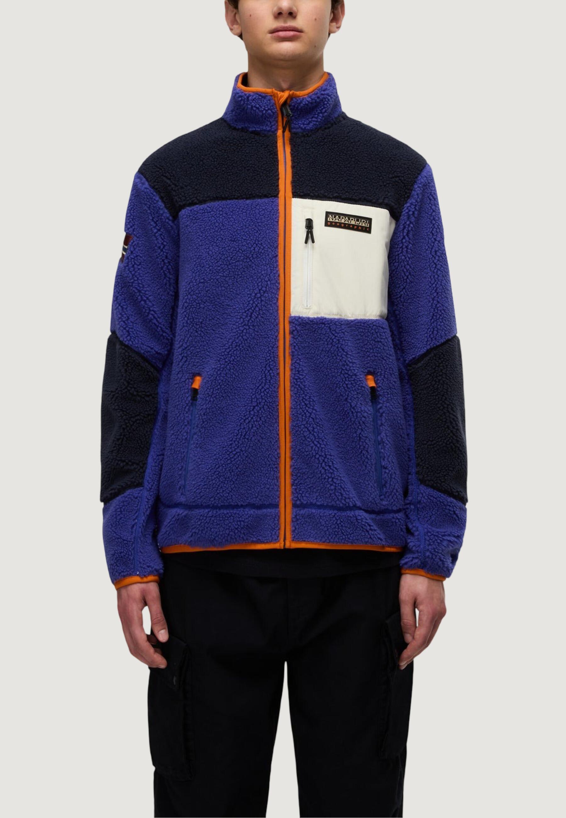 NAPAPIJRI MEN'S sweatshirt YUPIK FZ 3 PURPLE