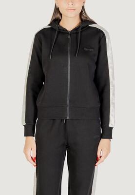 Sweater maryella full zip sweatshirt dames zwart