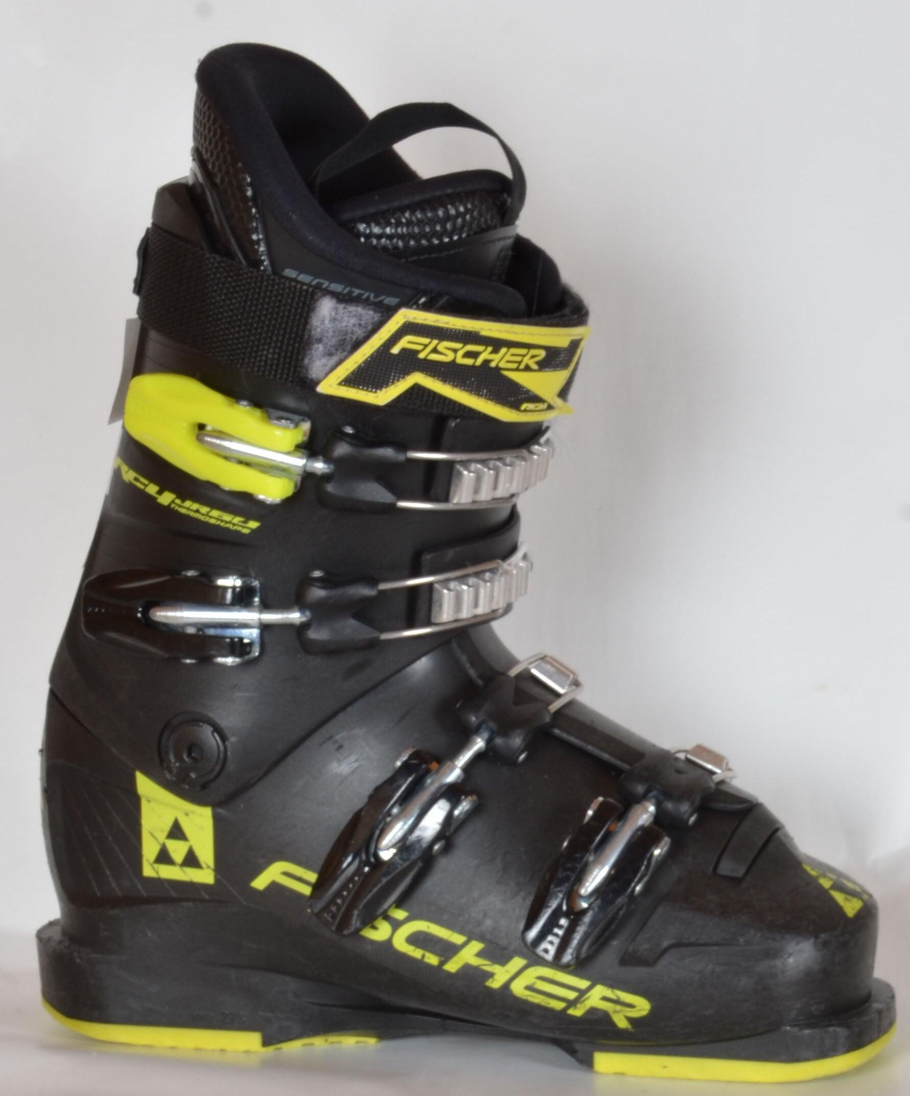 Chaussures De Ski Fischer RC4 60 JR Junior - Flex 60, GripWalk, Boucles Aluminium, Saison 2024/2025 - 4