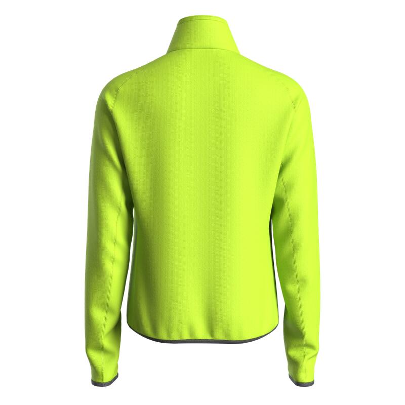 Great Escapes Roseg man long zip fleece lime green 2/3