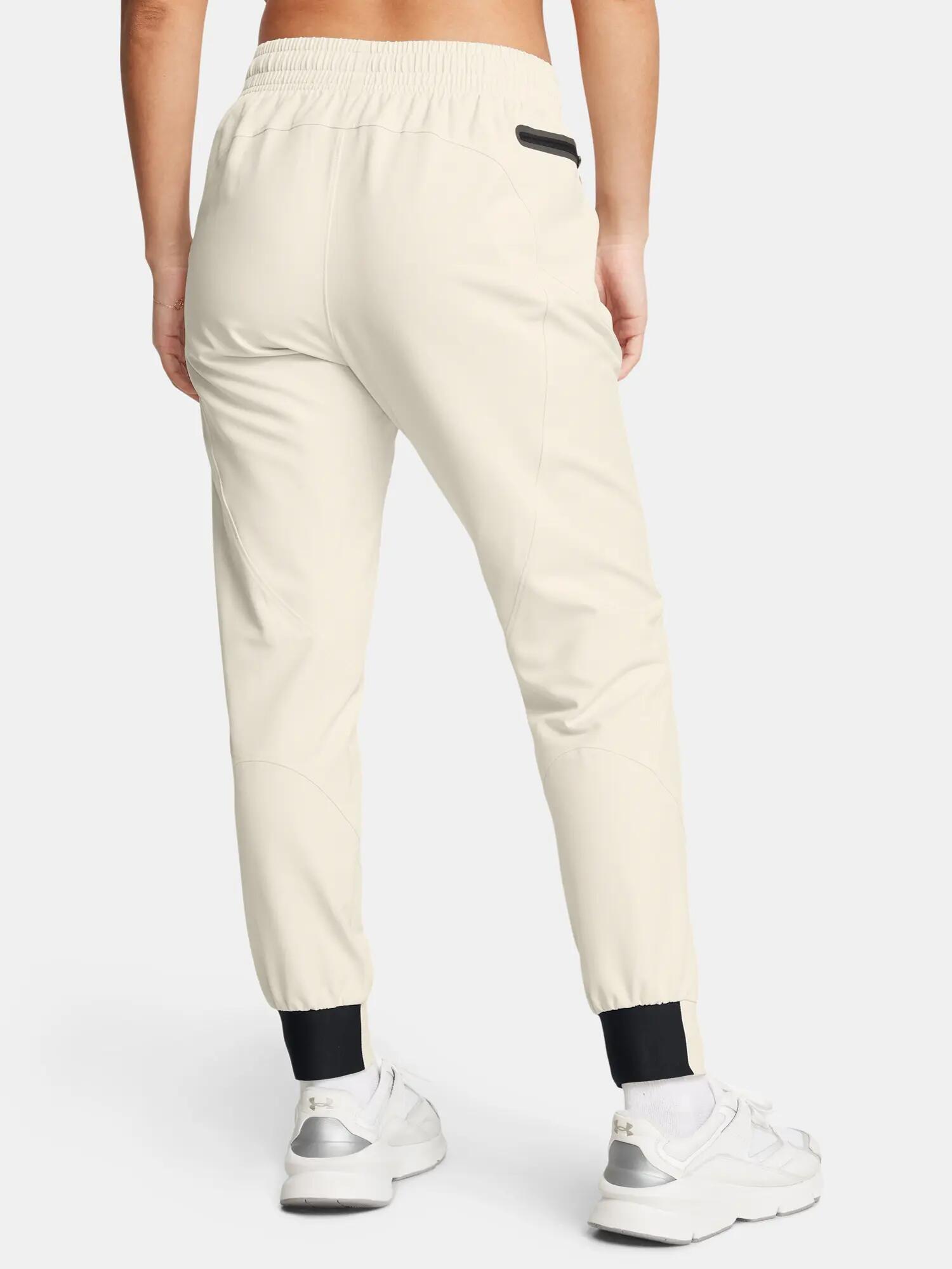 Női Under Armour UA Unstoppable Jogger-WHT melegítőnadrág 2/6