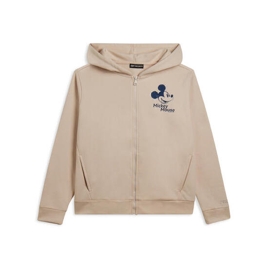 Sweat-shirt zippé à capuche pour femmes avec graphique Mickey Mouse
