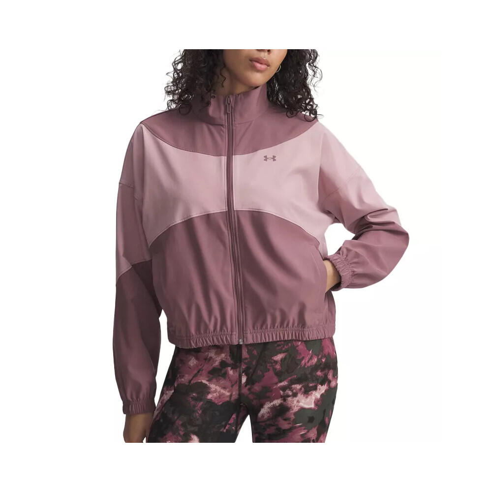 Under Armour - Veste De Survêtement Under Armour Rival Woven - Sweat Zippé - Rose - Decathlon
