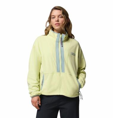 Fleece Pullover Damen - COLUMBIA Backbowl™ II Full Zip Fleece - Citron Haze