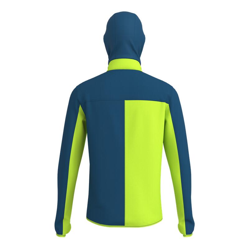 Great Escapes Coxe evo man tech fleece full zip gibraltar sea / lime green 2/3