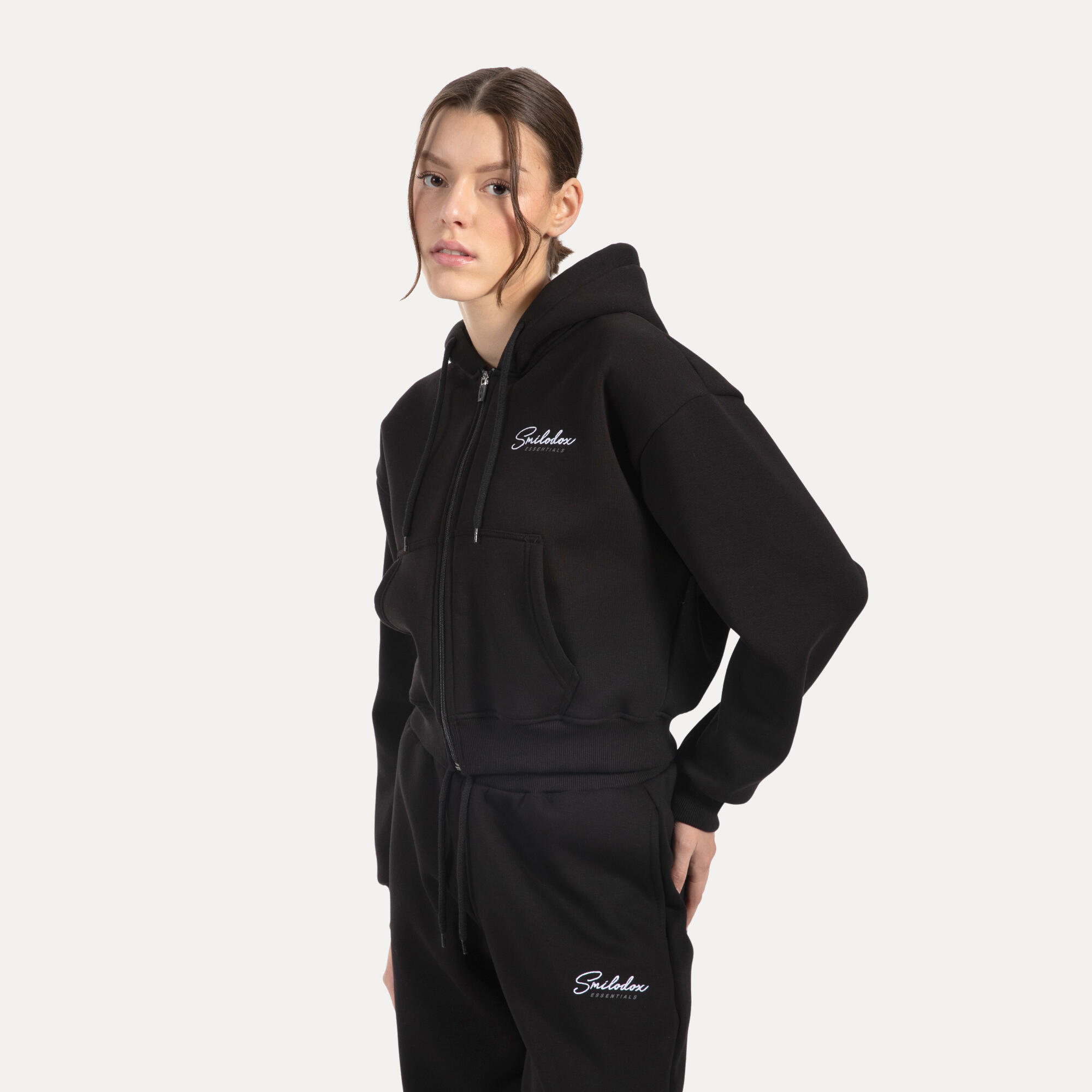 Damen Sweatjacke Enara Schwarz 2/5